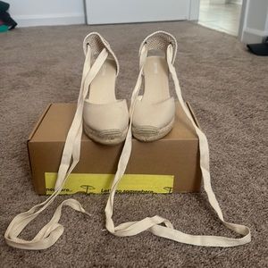 Soludos Wedge Lace Up espadrilles